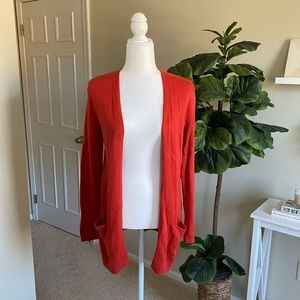 Old Navy Orange open front cardigan